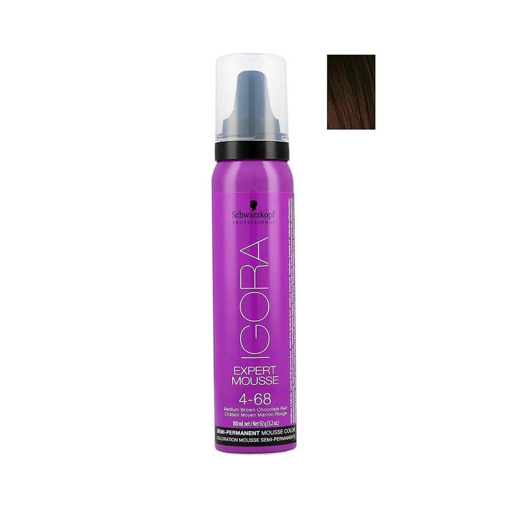 Schwarzkopf Professional Igora Expert Mousse，4-68，慕斯，染料，3.2​​ 盎司