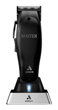 Andis Black Label MLC Professional Master Cordless Lithium-Ion Hair Clipper, Adjustable Carbon Steel Blade for Close Cutting, Black