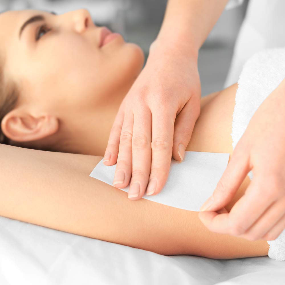 ForPro Non-Woven Epilating Roll for Body and Facial Hair Removal, Tear-Resistant, Lint-Free, 3” x 100 Yards, White