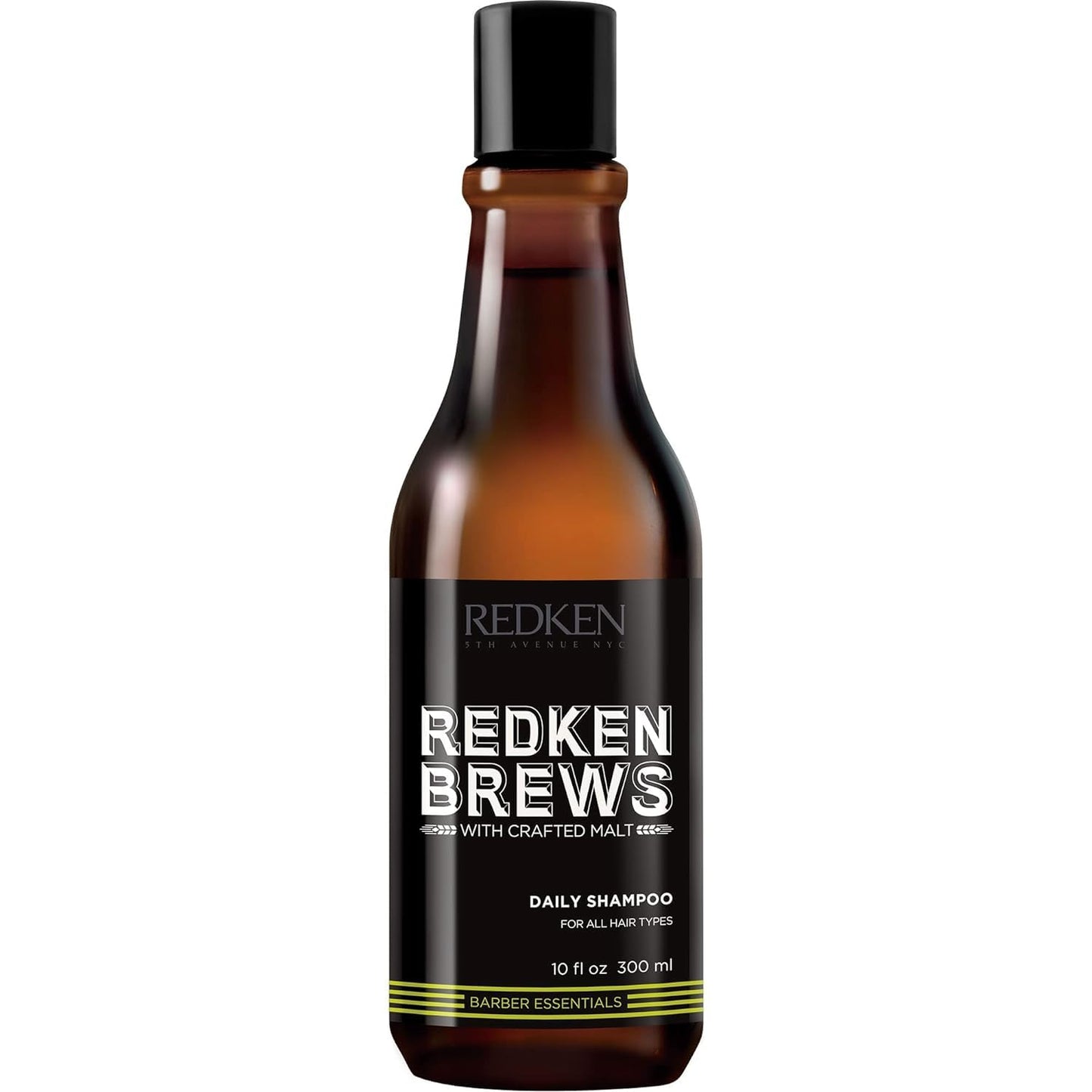 Redken Brews Daily Shampoo For Men | Lightweight Hydrating Hair Cleanser | Add Moisture and Shine to Dry Hair | For All Men's Hair Types