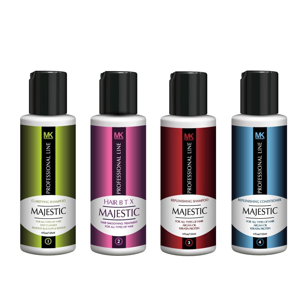 Majestic Hair BTX Treatment 125ml (4oz) - Formaldehyde Free - Complete KIT