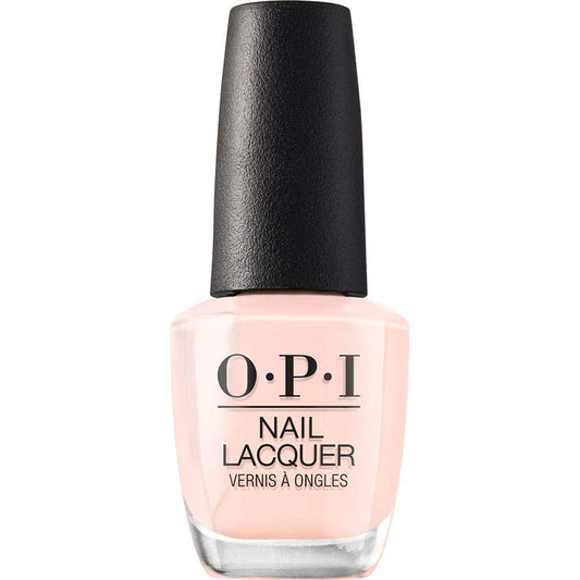 White Smoke OPI Nail Lacquer Bubble Bath | Sheer Nude Pink Crème Chip Resistant Nail Polish | Fast Drying, Streak Free