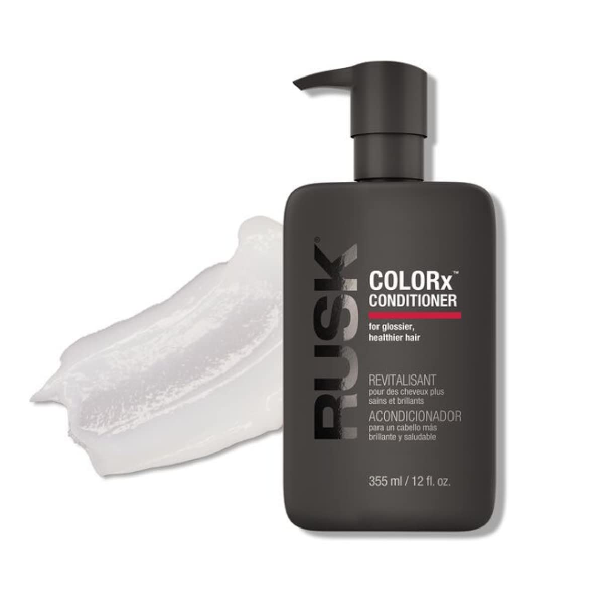 White Smoke RUSK COLORx Color Care, Weightless Conditioner, Protect Color From Fading Up To 35 washes, Reduce Breakage, 12 oz