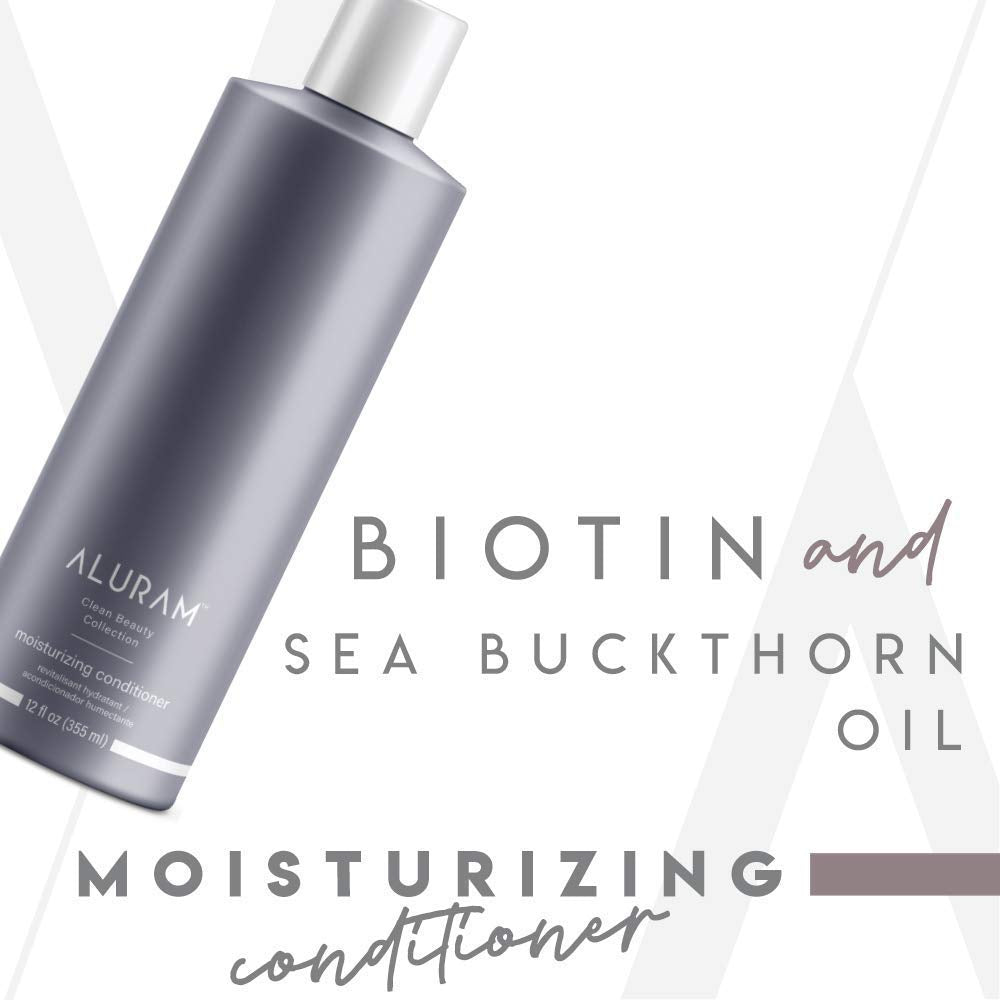 ALURAM Coconut Water Based Moisturizing and Hydrating Hair Shampoo & Conditioner Set, 33.8 Fl Oz