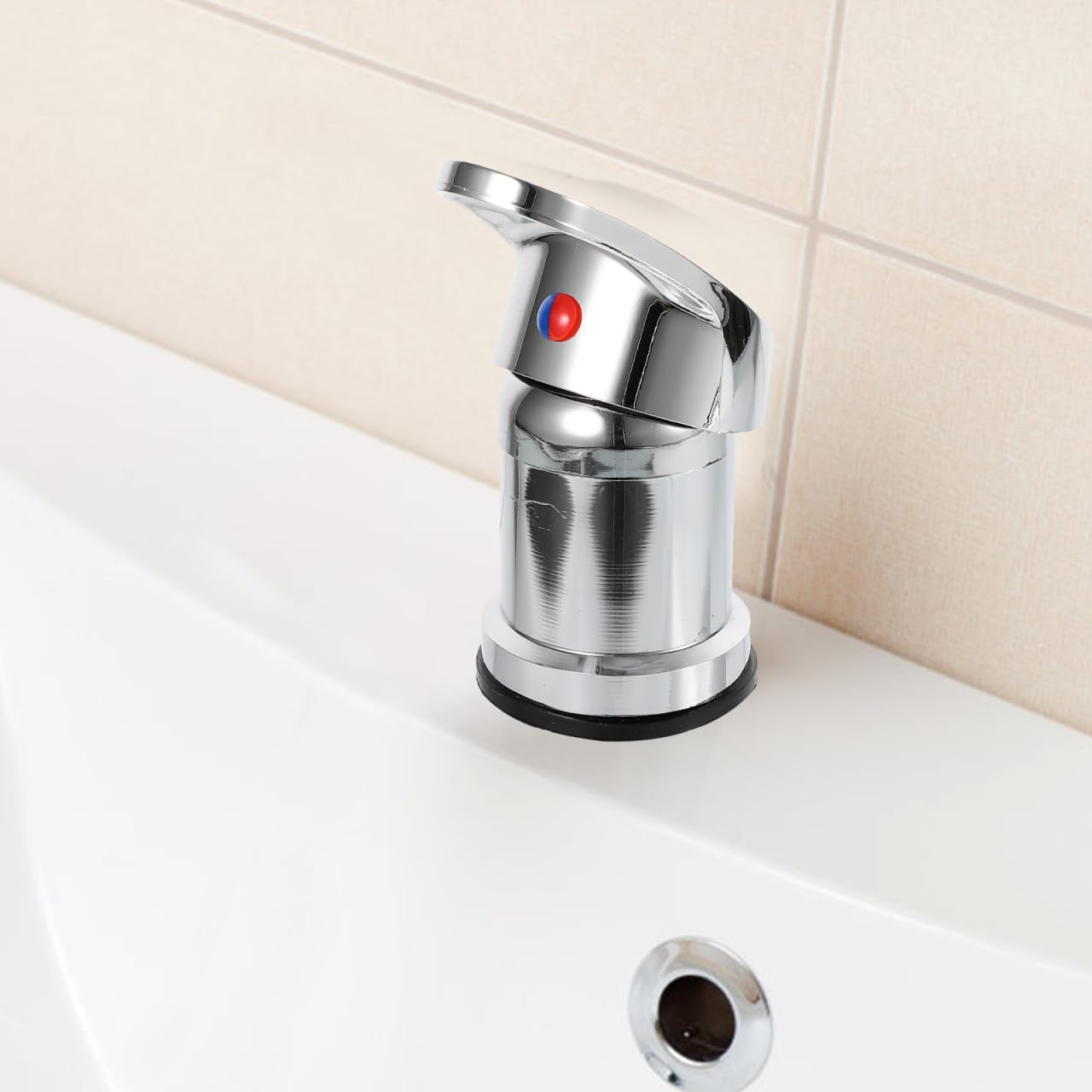 Beaupretty Professional Hair Salon Faucet Hot Cold Water Mixing Valve Tap for Shampoo Bed and Salon Sink Easy Installation Durable 5.31X3.34X1.85 Inch