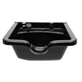 Professional Shampoo Bowl, ABS Salon and Spa Hair Sink with Retractable Spray Head, Shampoo Salon Sink for Beauty Salon, Barber Store, Home