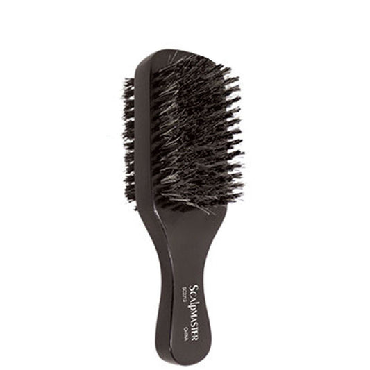 Burmax SCALPMASTER Barber Grooming 2 Sided Club Brush 100% Boar Bristle SB-SC2212