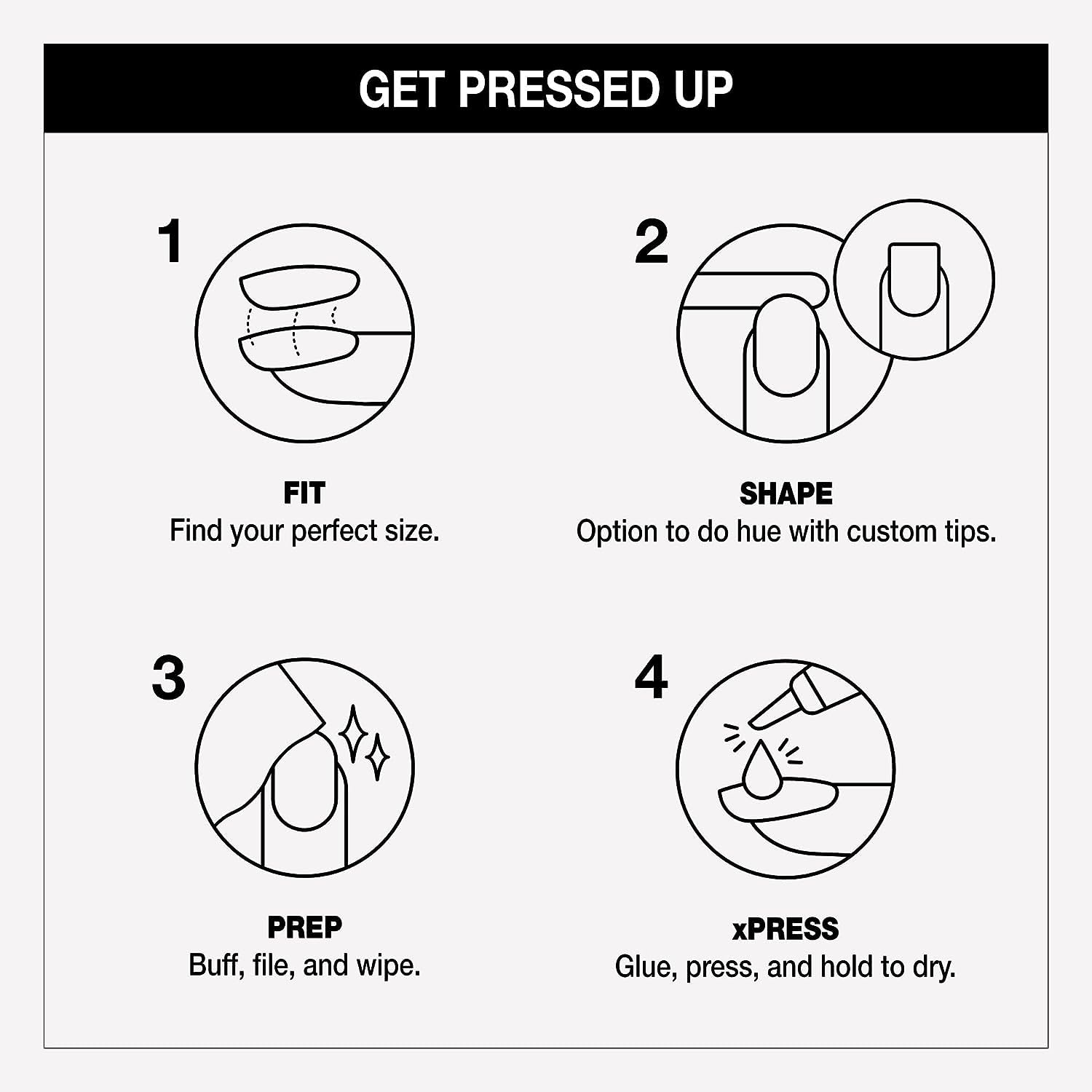 White Smoke Bundle of OPI xPress/On Press On Nails, With Nail Glue, Short White Nails, Funny Bunny + OPI Nail Envy, Nail Strengthening Treatment, Stronger Nails in 1 Week, Vegan Formula, 0.5 fl oz