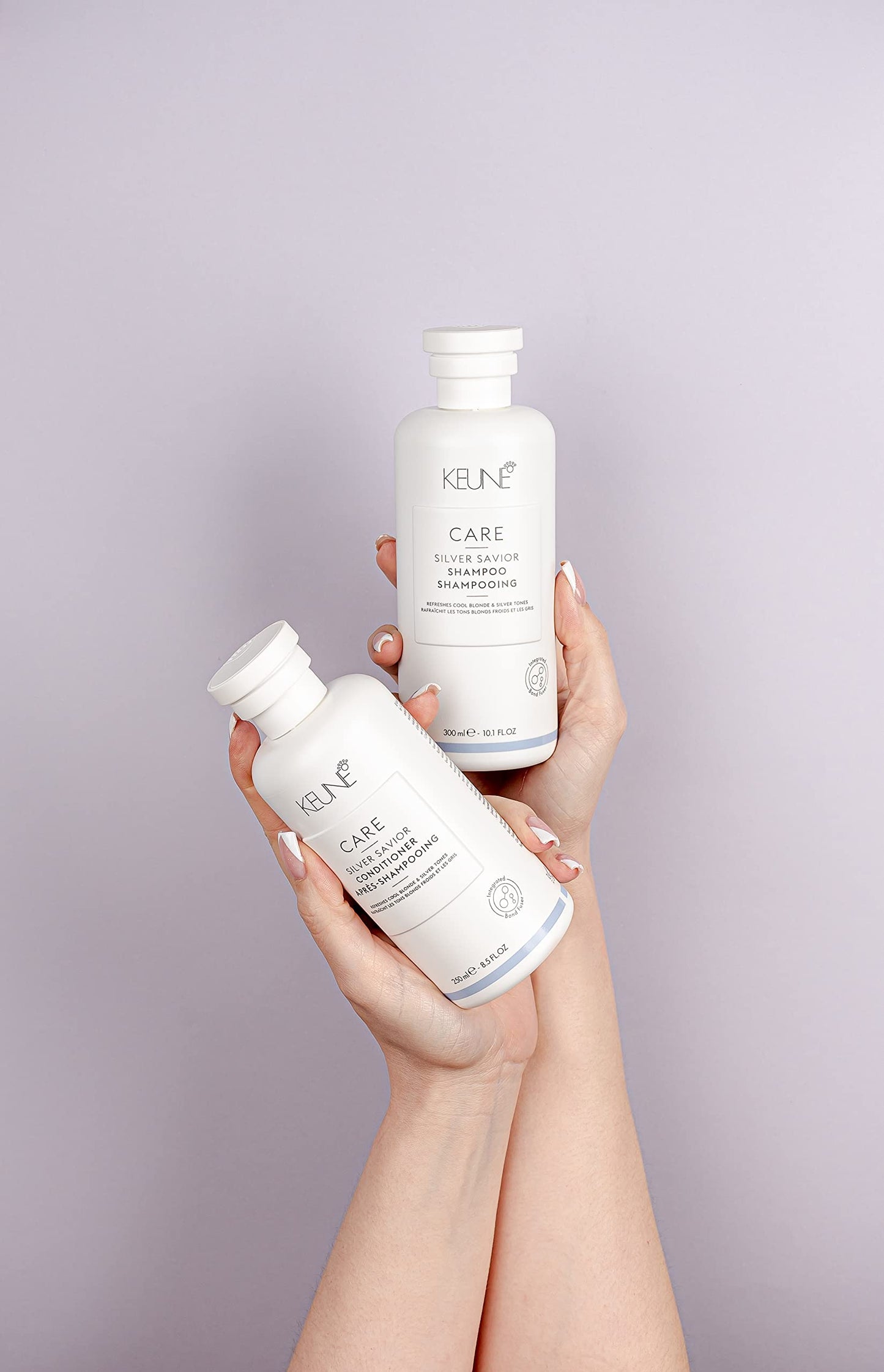 Keune Care Silver Savior 洗发水，亮泽亮泽洗发露，适合金发和灰发，10.1 液体盎司