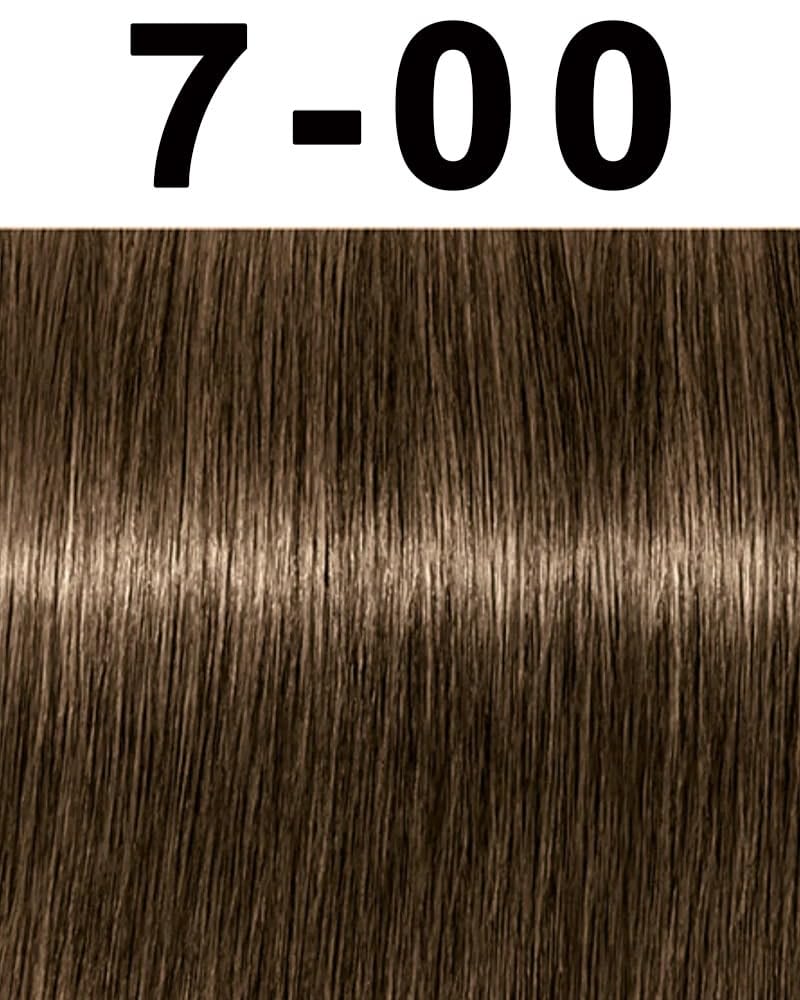 Igora Royal 7-00 中金色自然超持久染发剂和 Goomee The Markless 发圈单颗钻石透明色（2 件套装）