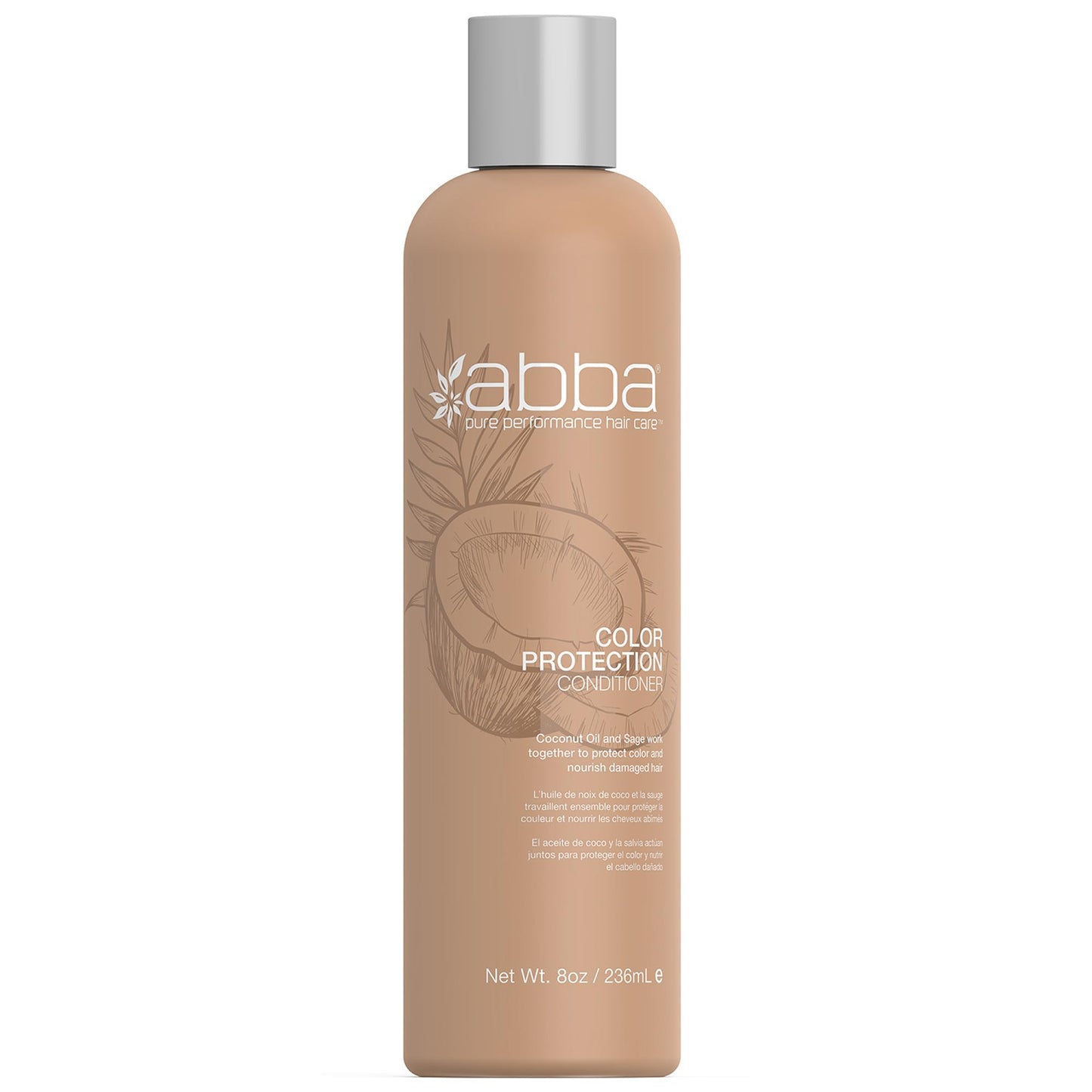 Abba Pure Color Protect Condtioner, 8 Ounce Bottle