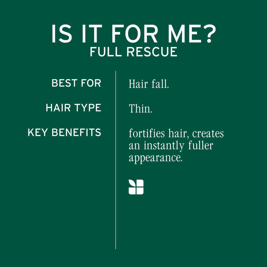 Biolage Full Rescue Densifying Leave-In Spray - Instantly Fuller-Looking Hair, Controls Flyaways, Detangles for Easy Styling, Rosemary Oil & Niacinamide, Vegan & Cruelty-Free, 8.5 Fl Oz