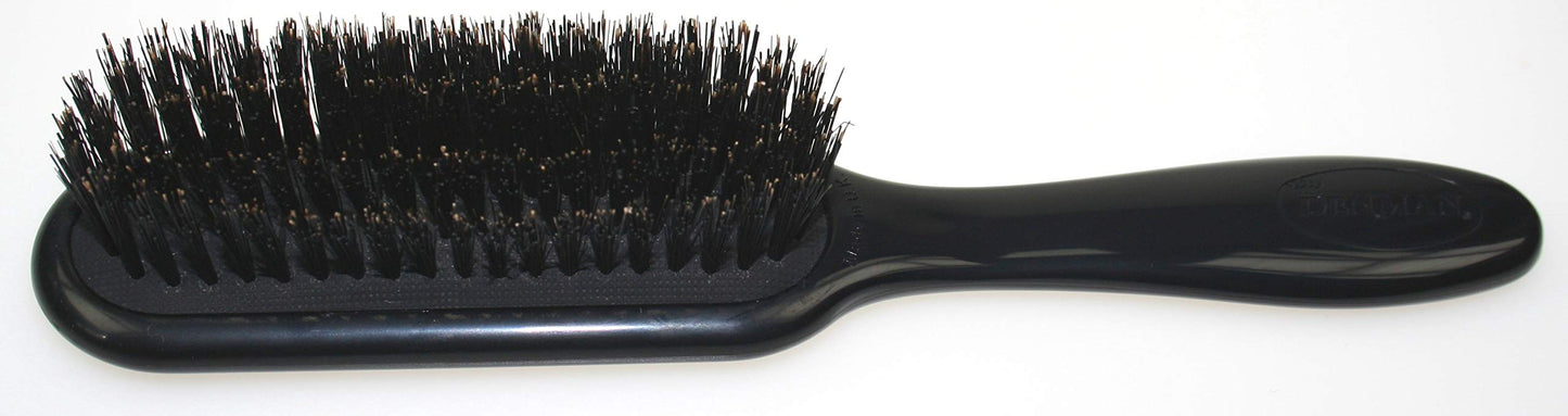 Denman Edge Tamer (Black) for taming fly-aways, smoothing, adding gloss & shine and controlling frizz - D92