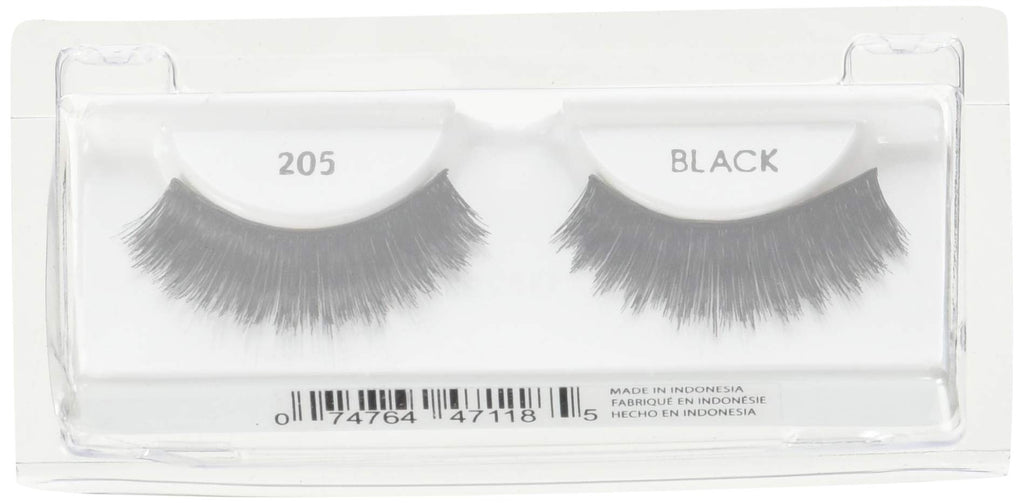 Ardell Double Up Lashes 205 Black – Dramatic Double Layered False Eyelashes, Full Volume Reusable Strip Lashes, 1 Pair
