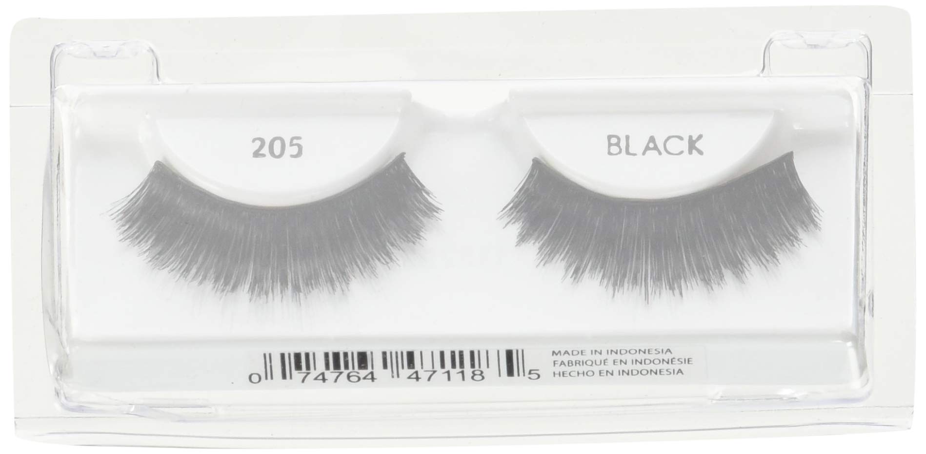 Ardell Double Up Lashes 205 Black – Dramatic Double Layered False Eyelashes, Full Volume Reusable Strip Lashes, 1 Pair