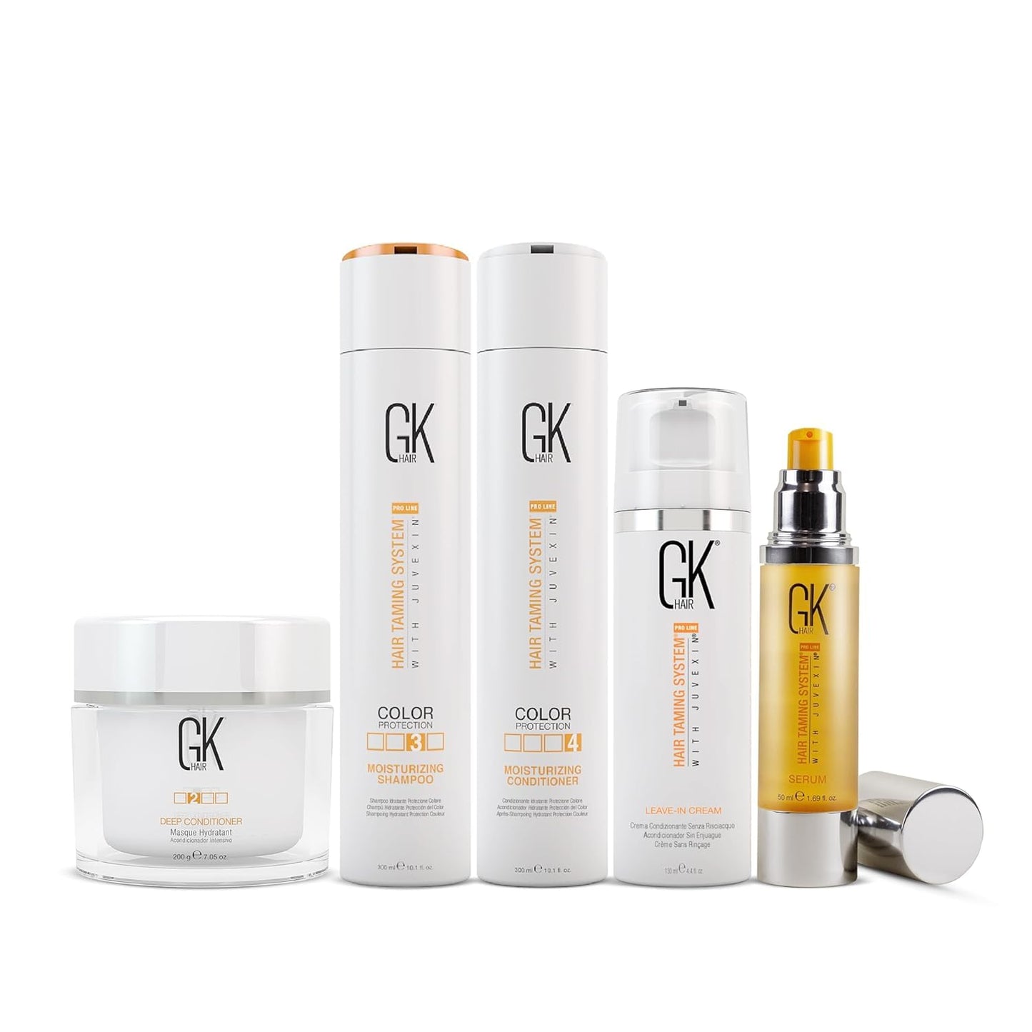 GK HAIR Complete Hair Care Solution: Intense Hydration and Repair for Dry, Damaged, and Color-Treated Hair