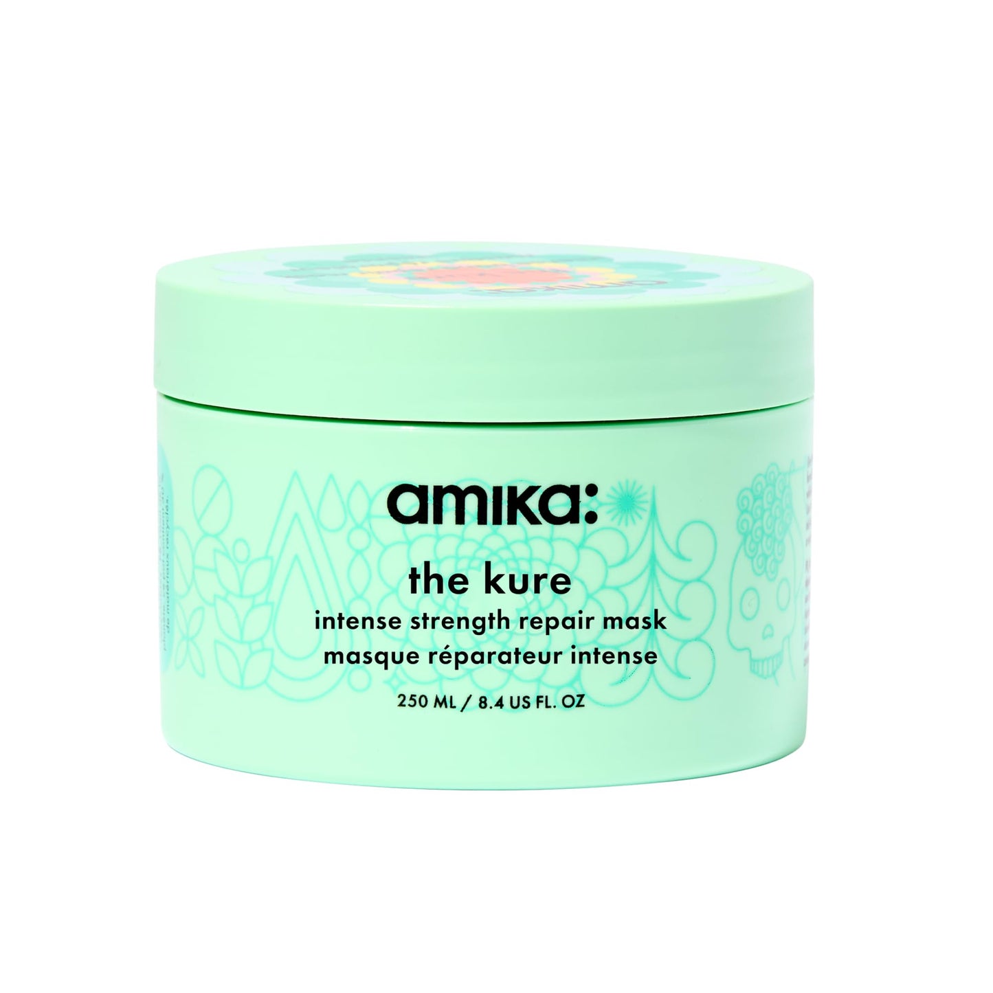 amika the kure intense strength repair mask, 250ml