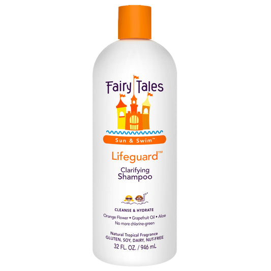 Fairy Tales Swim Shampoo for Kids - 32 oz | Made with Natural Ingredients in the USA | Chlorine Removal Swimmer Shampoo for Kids | No Parabens, Sulfates, or Synthetic dyes