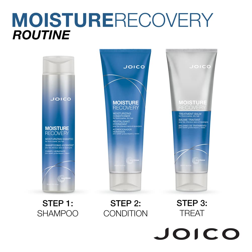 Joico 保湿修复护理膏 | 适用于浓密、粗糙、干燥的头发 | 恢复水分、柔顺、强韧和弹性 | 减少断裂和毛躁 | 蕴含荷荷巴油和乳木果油 | 8.5 液体盎司