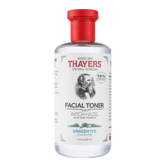 Thayers Witch Hazel With Aloe Vera Unscented - 12 Fl Oz