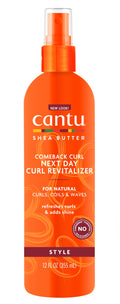 Cantu Natural Hair Comeback Curl Revitalizer 12oz Pump (2 Pack)