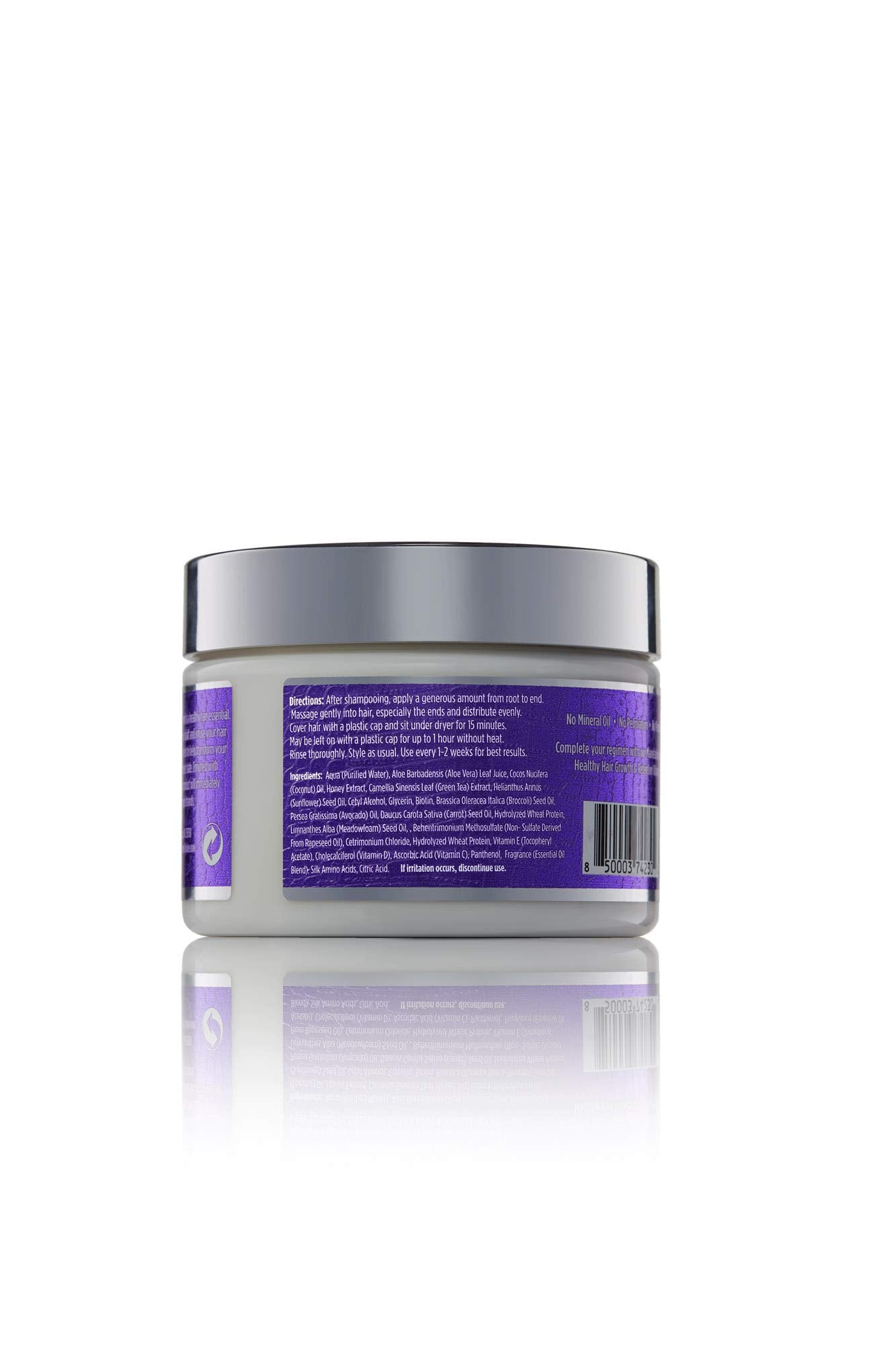 The Mane Choice The Alpha Hair Mask, masque au thé vert et à la carotte, 340 g, hydratant et réparateur en profondeur, anti-frisottis, aide à restaurer les cheveux secs et abîmés, sans parabènes ni sulfates.