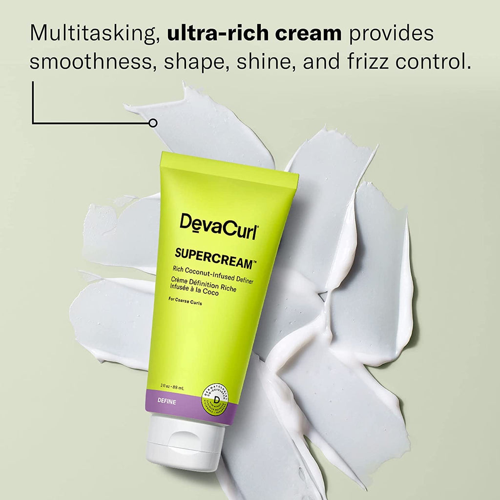 DevaCurl SuperCream Ultra-Rich Moisturizing Definer, 3 fl. Oz