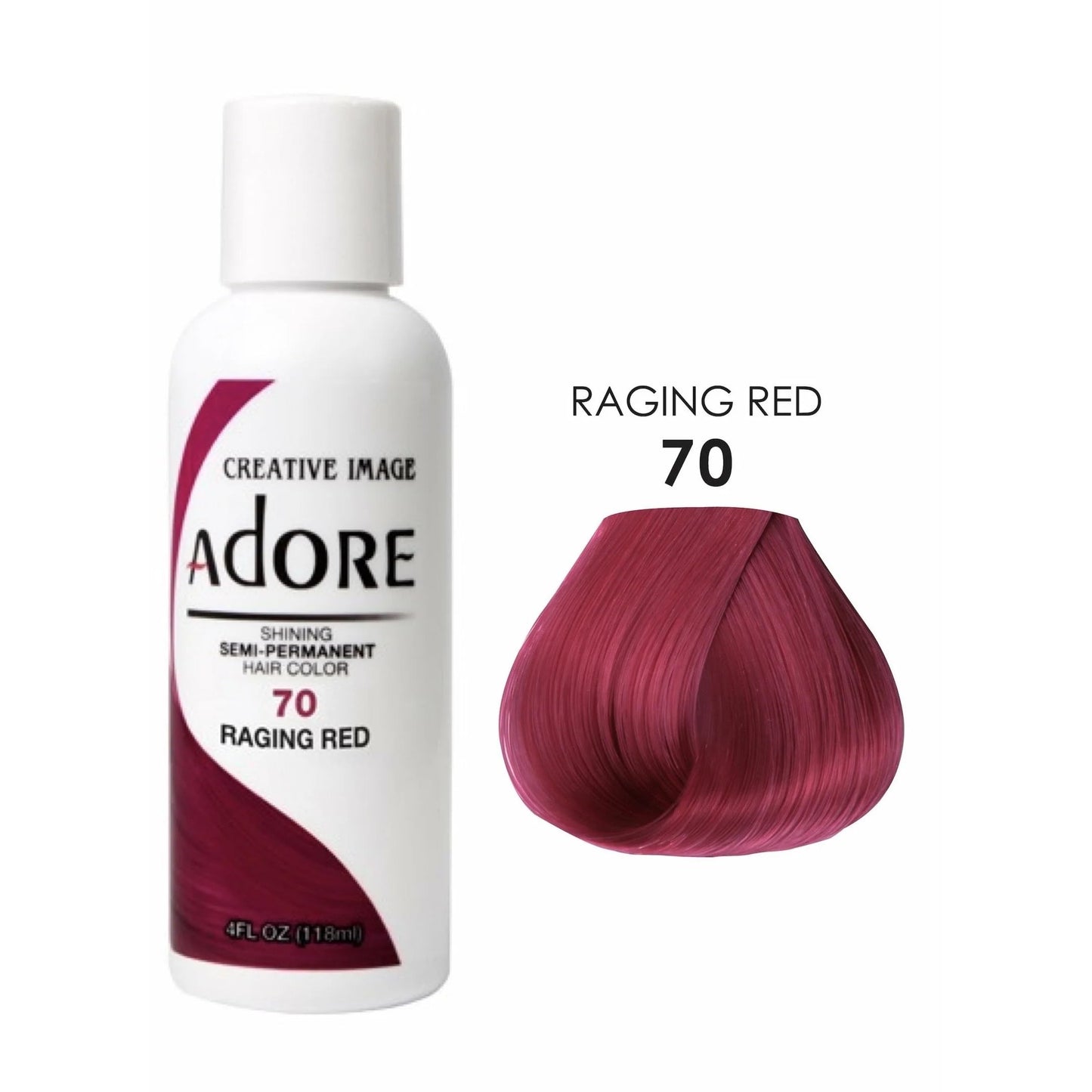 Adore Semi Permanent Hair Color - Vegan and Cruelty-Free Hair Dye - 4 Fl Oz - 079 Burgundy Envy (Pack of 1)