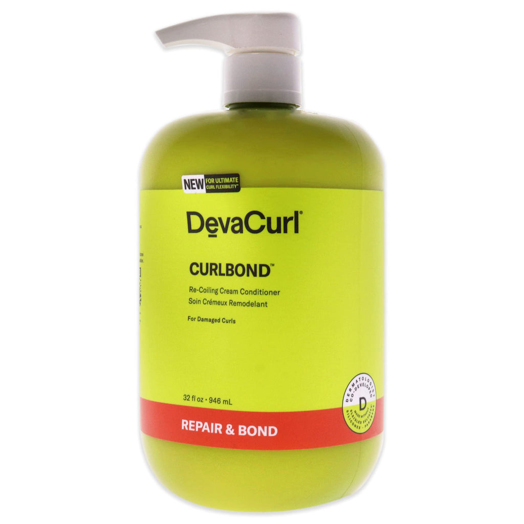 DevaCurl CurlBond Re-Coiling Cream Conditioner, Cozy Getaway, 32 fl. oz.