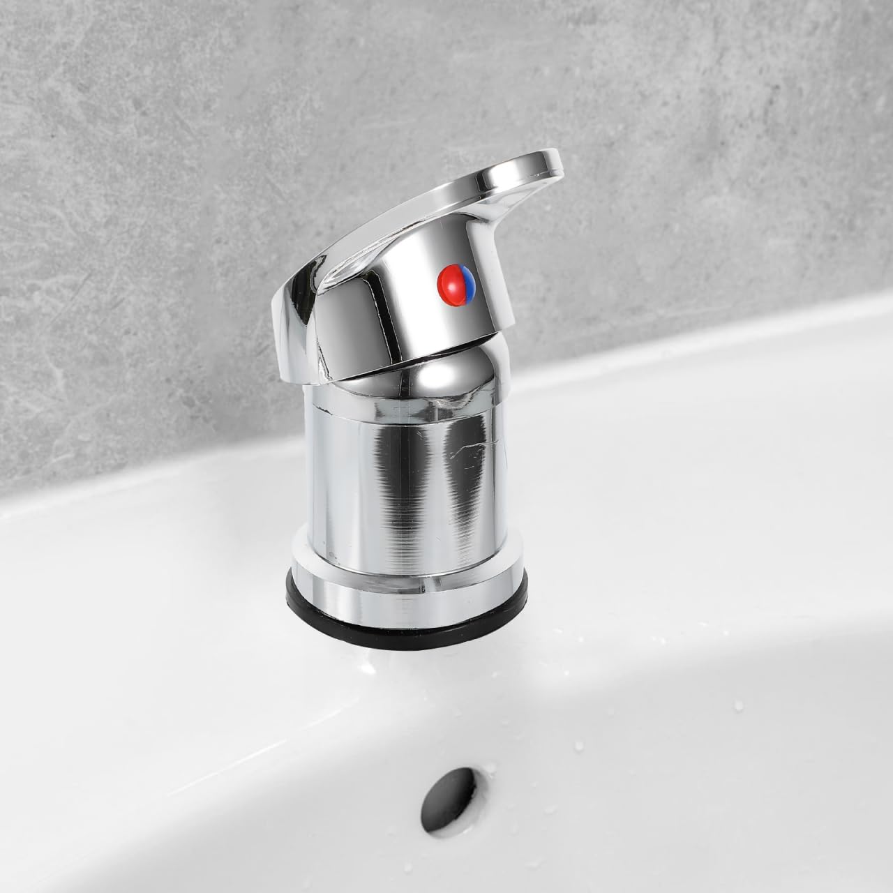 Beaupretty Professional Hair Salon Faucet Hot Cold Water Mixing Valve Tap for Shampoo Bed and Salon Sink Easy Installation Durable 5.31X3.34X1.85 Inch