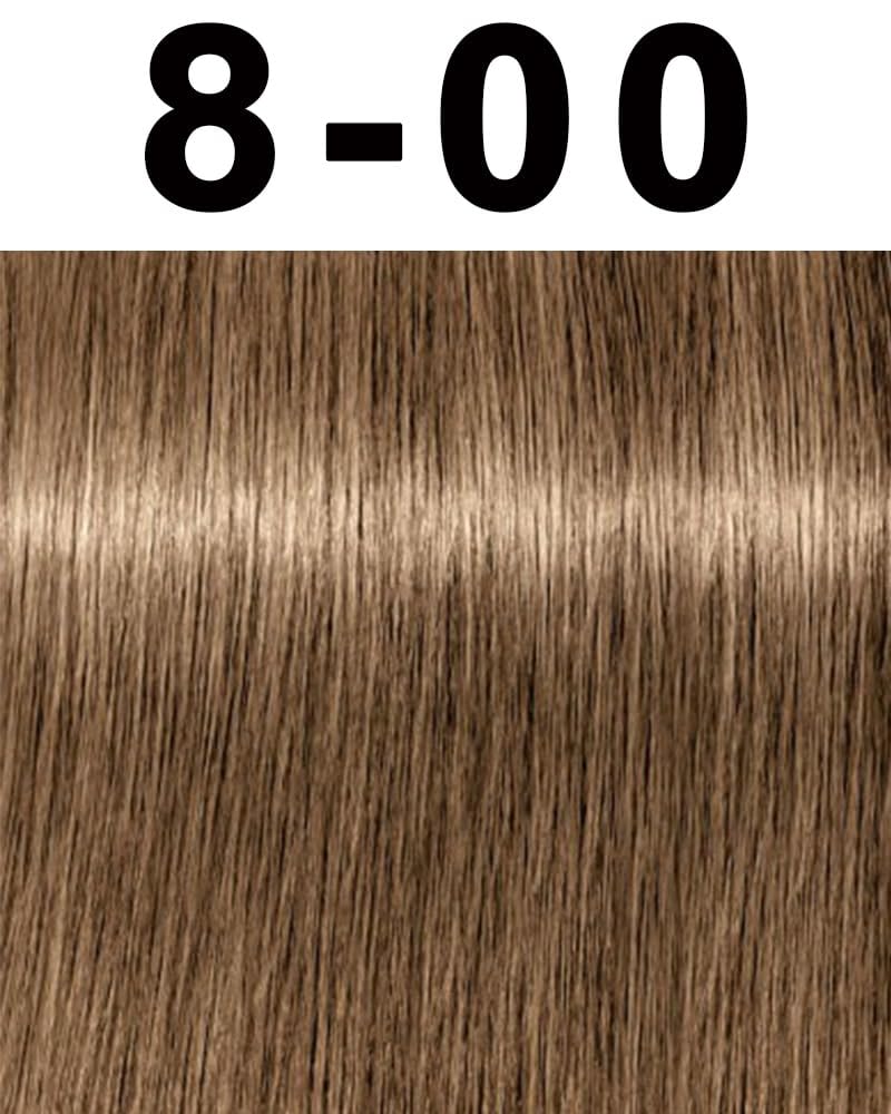 Igora Royal 8-00 浅金色自然超持久染发剂和 Goomee The Markless 发圈单颗钻石透明色（2 件套装）