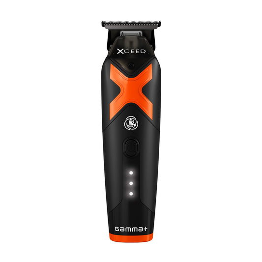 GAMMA+ XCeed Cordless Hair Trimmer for Men, Professional for Barbers, USB-C Rechargeable with 6 Blade Guards
