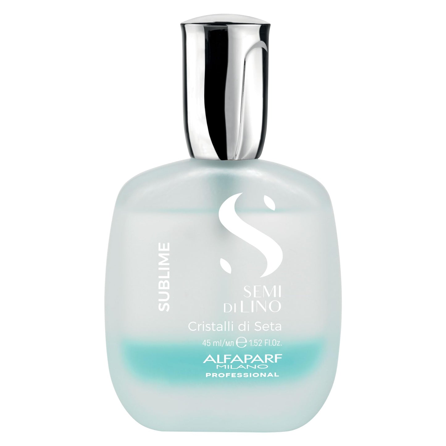Alfaparf Milano Semi Di Lino Sublime Cristalli Di Seta - Finishing + Smoothing Serum for Fine Hair - Nourishing Hair Oil to Protect & Add Shine - Professional Hair Care (1.52 oz / 45 ml)
