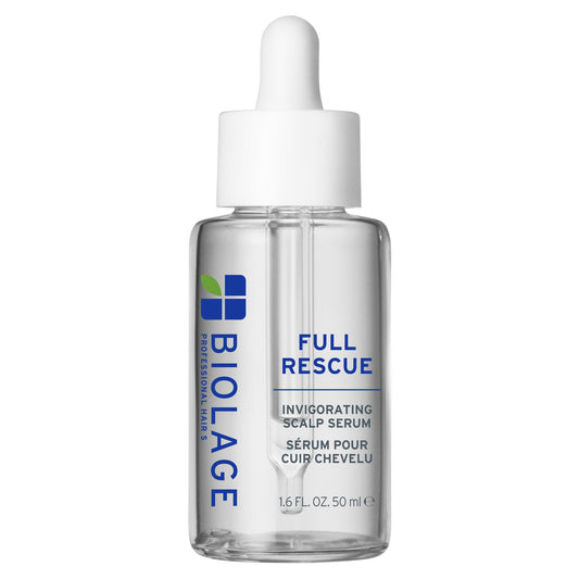 Biolage Full Rescue Invigorating Serum - for Stronger Hair, Longer Lengths in 4 weeks*, Balances Scalp & Fortifies Strands at the Root, Rosemary Oil & Niacinamide, Vegan & Paraben-Free, 1.6 Fl Oz