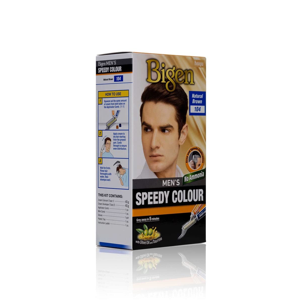 Bigens Bigen Men's Speedy Colour (Natural Brown) 104 Brown