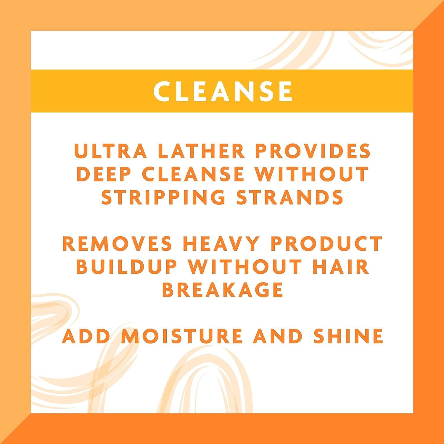 Cantu Moisturizing Cream Shampoo with Shea Butter, 13.5 fl oz