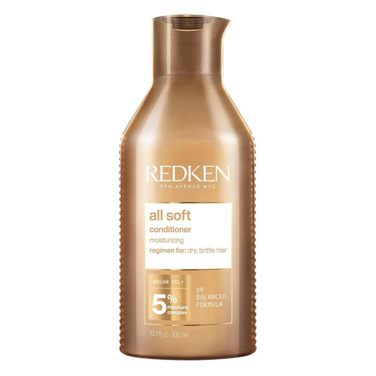 Après-shampoing Redken All Soft | Pour cheveux secs et cassants | Hydrate et procure une douceur intense | À l'huile d'argan | 300 ml