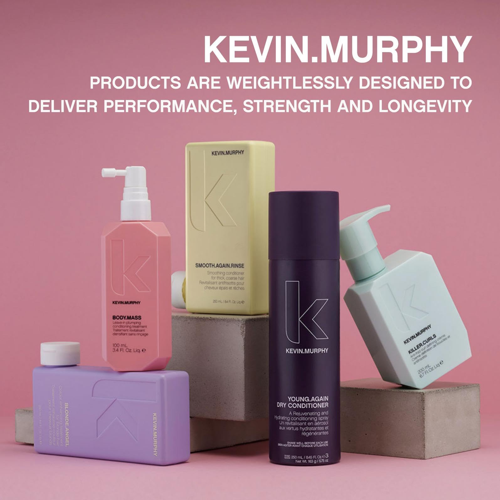 Rosy Brown KEVIN.MURPHY REPAIR-ME.RINSE - Hair Repair Conditioner - For All Hair Types Needing Repair - Hydrating Shine Conditioner - Sulphate-Free - 250 mL / 8.4 fl oz