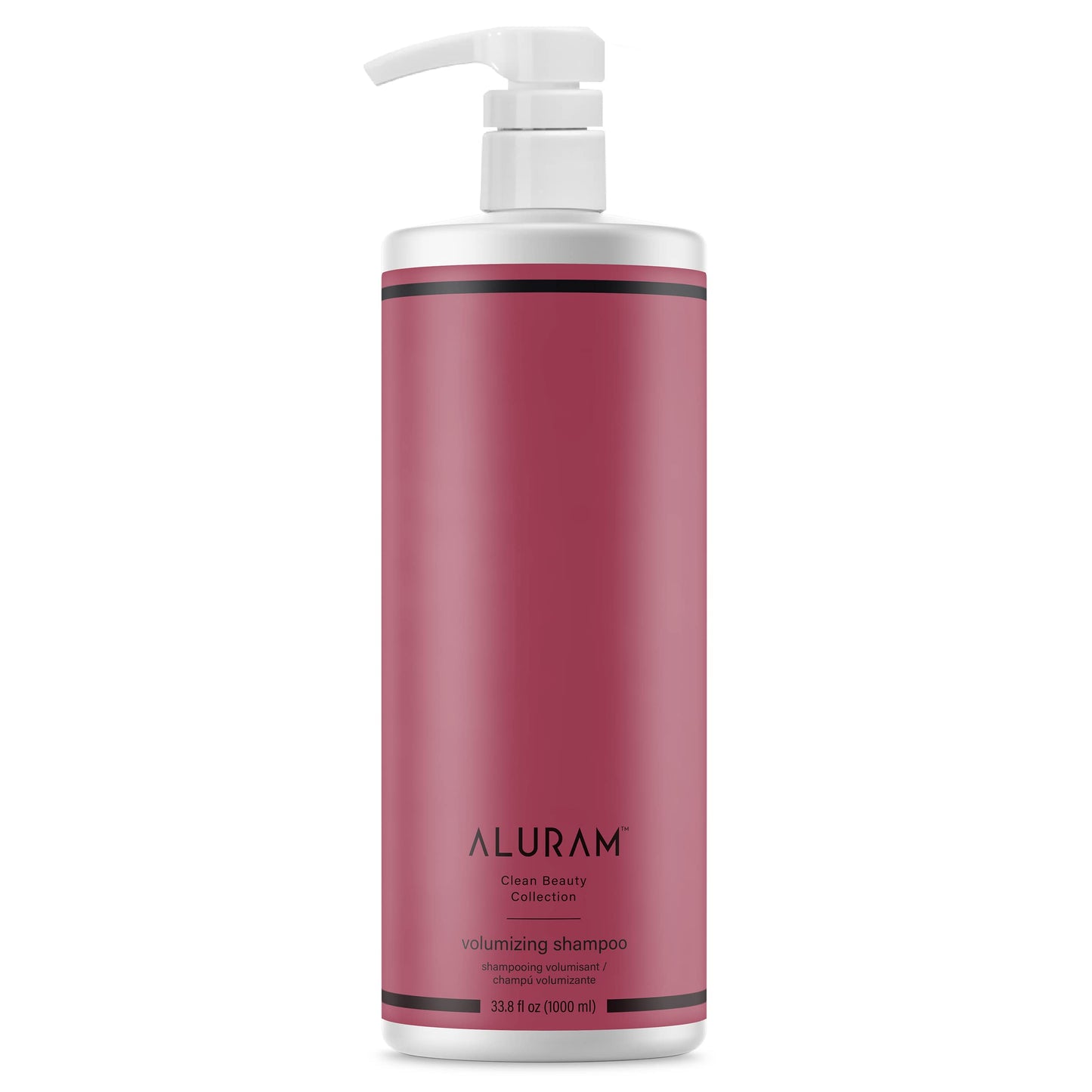Aluram Volumizing Shampoo, Non-Drying Gentle Cleanser Adds Body & Fullness for All Hair Types, 33.8 Fl Oz