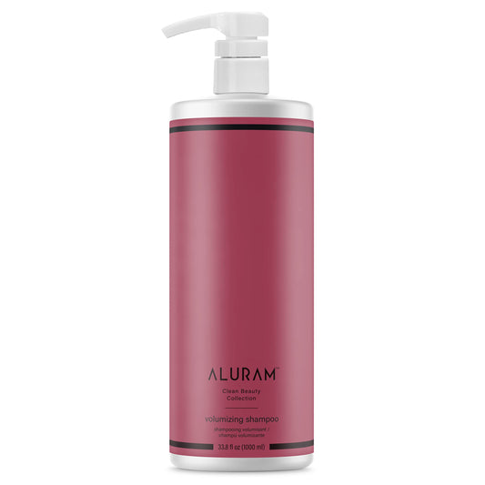 Aluram Volumizing Shampoo, Non-Drying Gentle Cleanser Adds Body & Fullness for All Hair Types, 33.8 Fl Oz