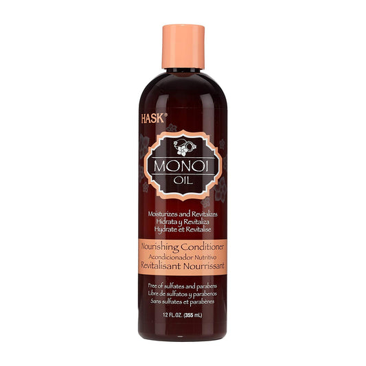 Hask Conditioner Monoi Coconut Oil Nourishing 12 Ounce (354ml) (6 Pack)