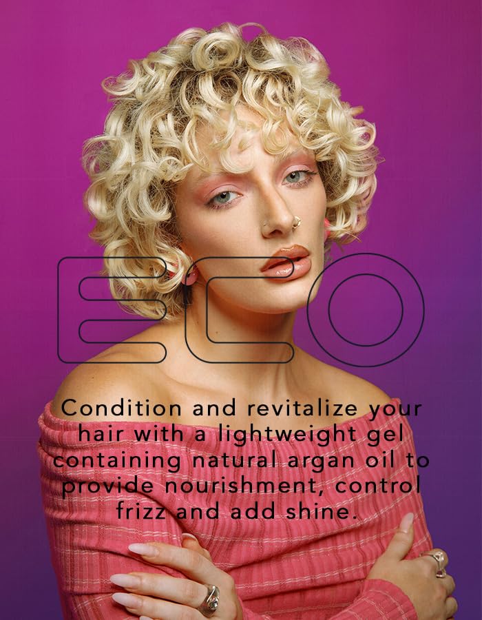 Eco Style Moroccan Argan Oil Styling Gel - Promotes Healthy Hair - Nourishes And Repairs - Delivers Long Lasting Shine - Provides Maximum Hold and Helps Tame Frizz - Ideal For All Hair - 8 oz