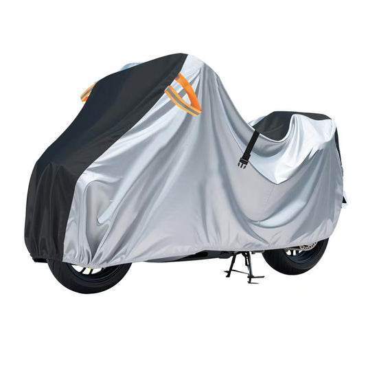 Waterproof Motorcycle Cover for Yamaha DT230 Lanza 1997-2000, Custom Motorbike Cover, Scratch-Proof Dustproof and Uv-Protective, with Windproof Rope and Reflective Strips