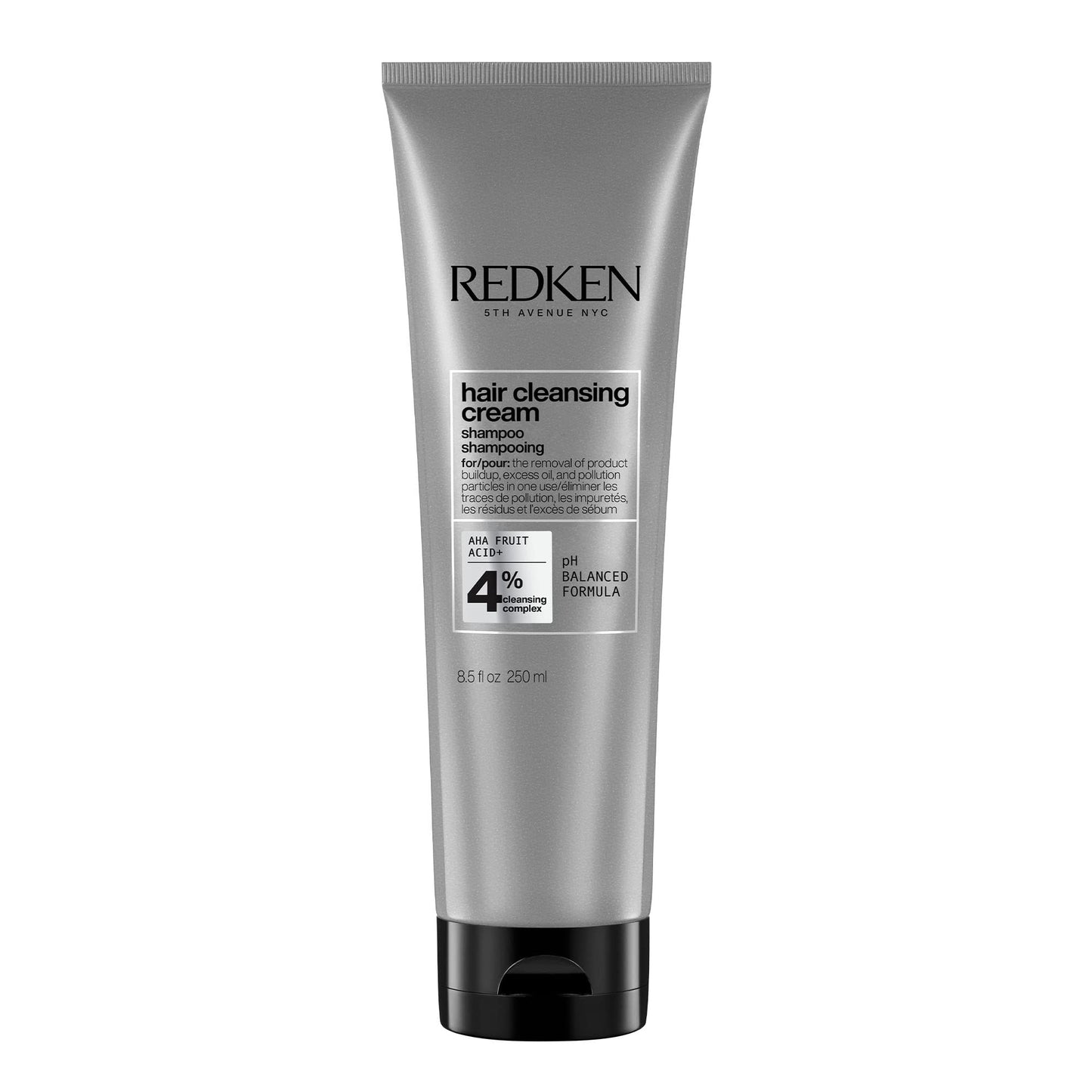 Redken Detox Hair Cleansing Cream Clarifying Shampoo | For All Hair Types | Removes Buildup & Strengthens Hair Cuticle | 8.5 Fl Oz