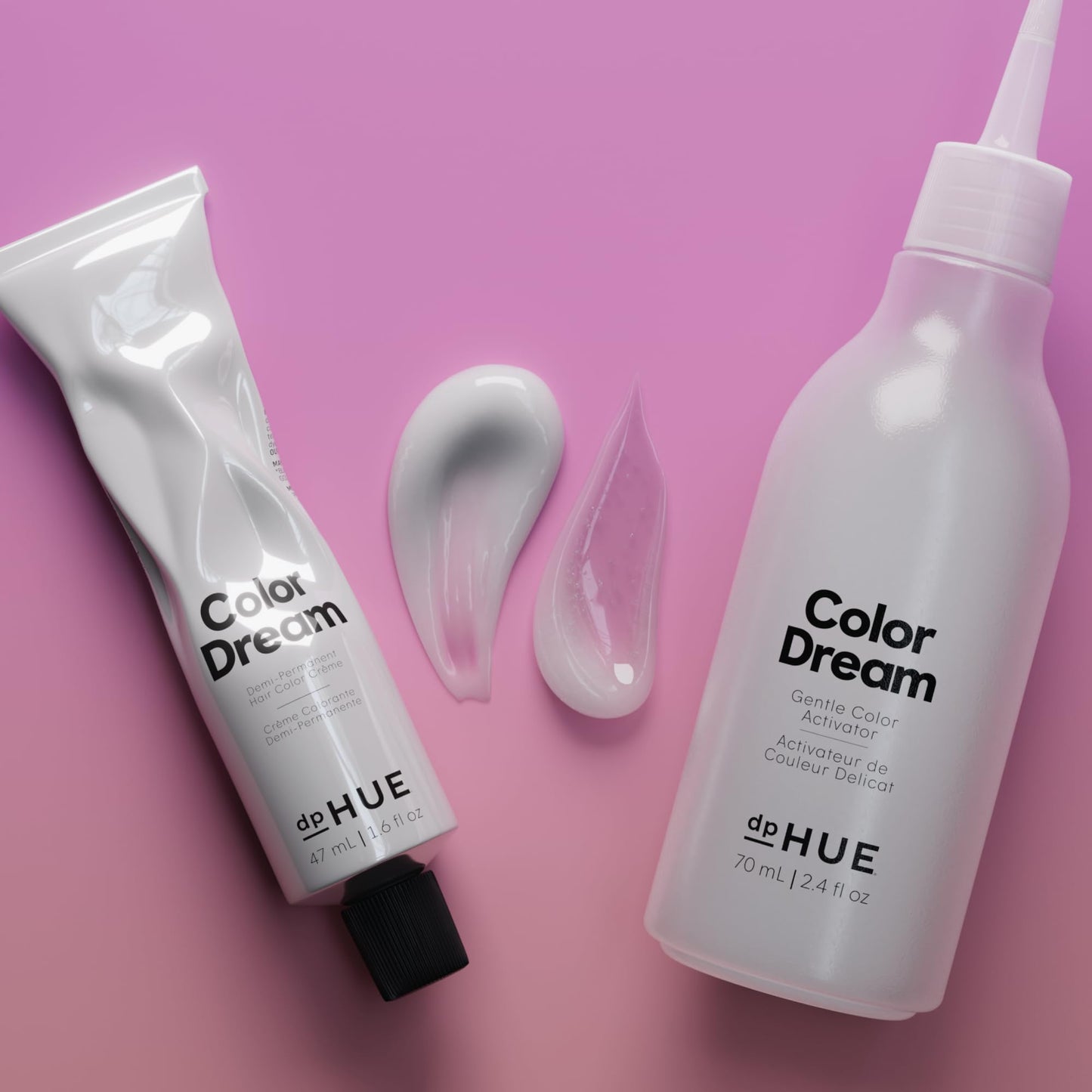 Orchid dpHUE Color Dream, Medium Brown - Ammonia-Free, Demi-Permanent Hair Color - Lasts 16 Washes - Boosts Shine - Paraben & Sulfate Free, Leaping Bunny Certified