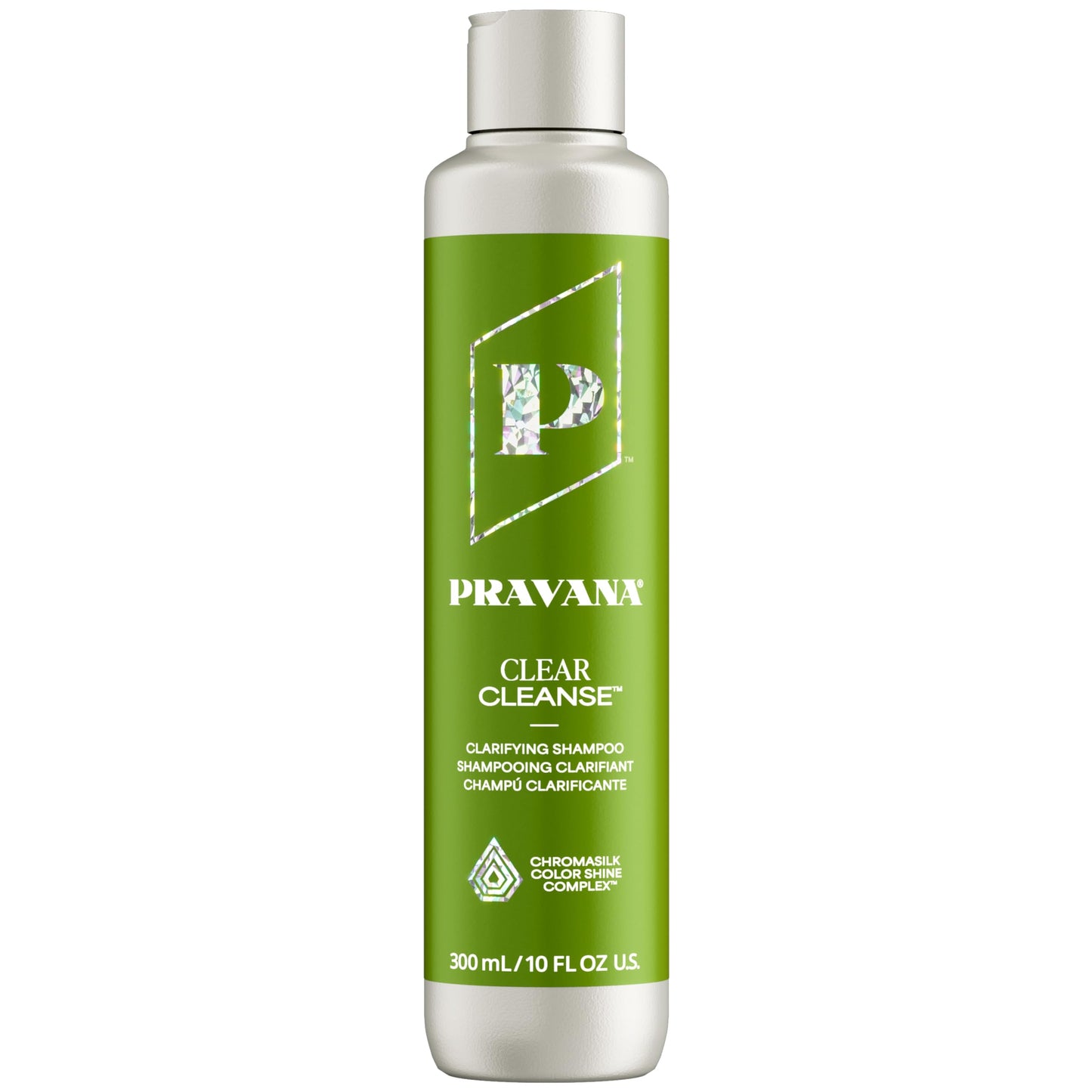 Pravana Clear Cleanse Mineral Diminishing Shampoo | For Clarifying Color-Treated Hair | Instantly Removes Hard Water Deposits | Hydrates, Energizes, Volumizes | Eliminates Discoloration | 10 Fl Oz