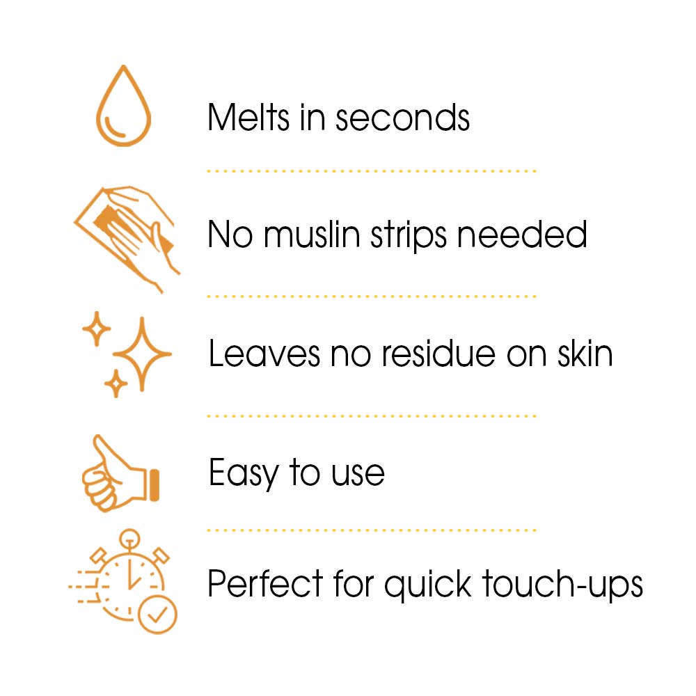 GiGi 微波无镊子脱毛蜡，无痕脱毛套装，适用于敏感肌肤，无痛脱毛 - 2 件装