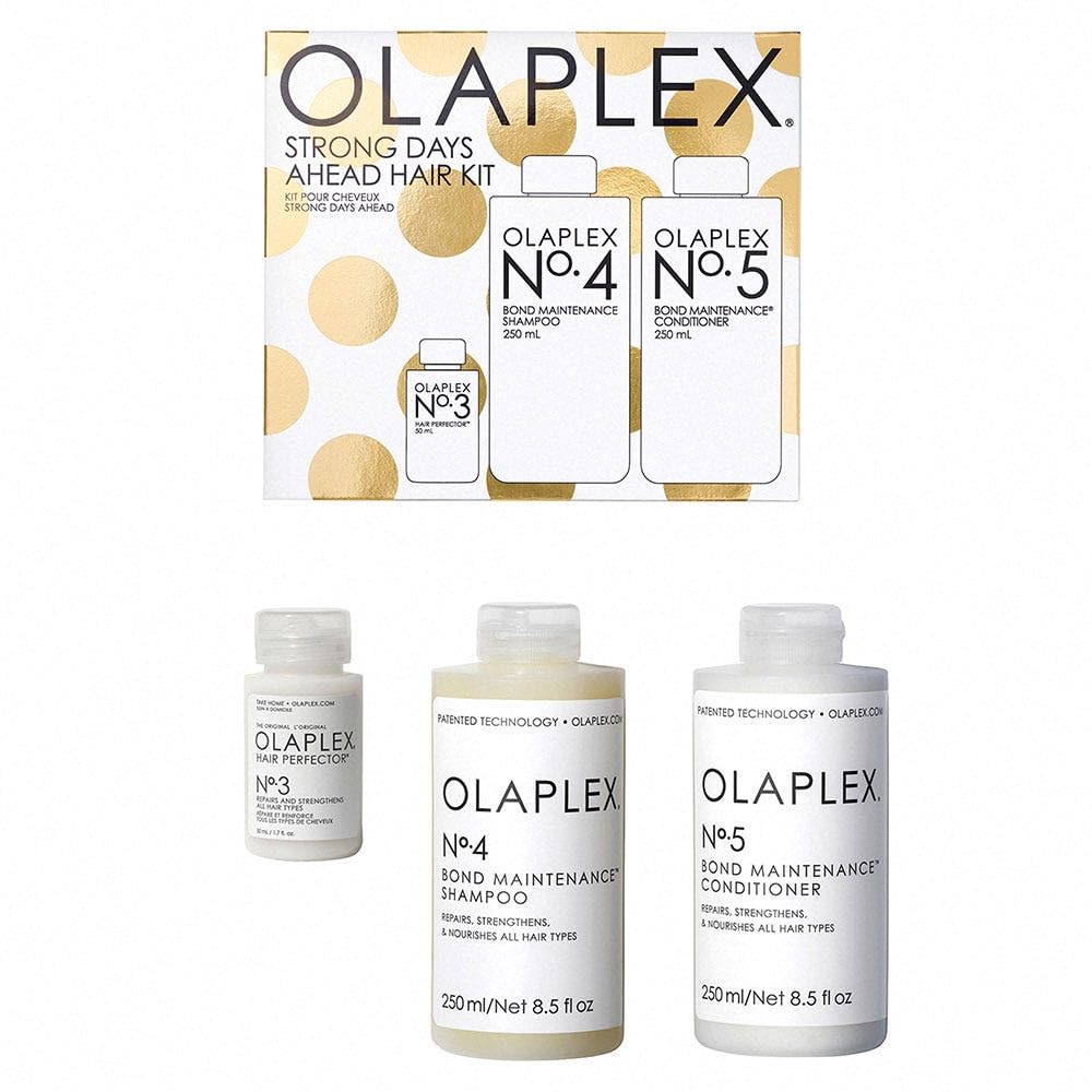 Olaplex Strong Days Ahead Haircare Kit No. 3, 4, 5, Hydrates, Softens and Strengthens, Results in Visibly Healthy Hair, For All Hair Types and Textures
