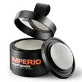 IMPERIO Root Touch Up Hair Powder for Concealing Hair Loss instantly - Hairline Powder for Women & Men - Water resistant Root Cover Up for Thinning Hair in Premium Hairdressing Quality (Light Gray)