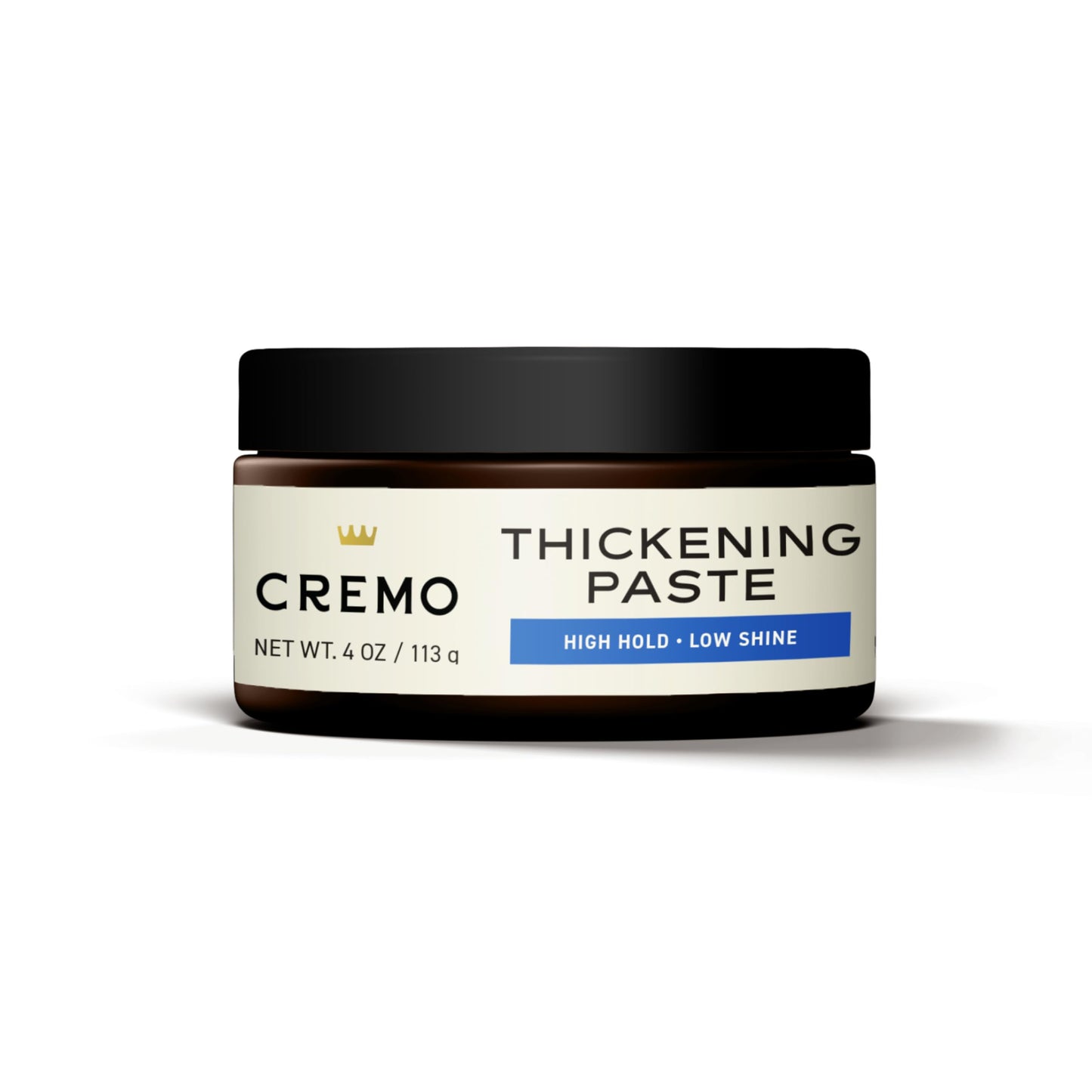Cremo Mens Hair Paste - Premium Barber Grade Thickening Paste with High Hold and Low Shine, 4 Oz